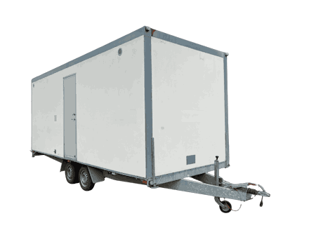 Crew trailer for 4 people