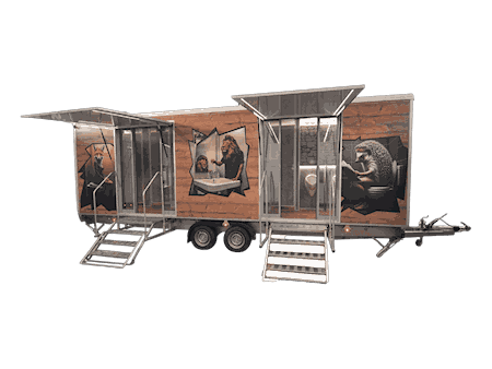 730 VIP toiletvogn 3-1-3