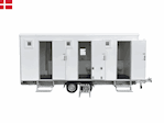 Easywagon 518 | Toilet- og badvogn med 3 Toilet-/badvogn