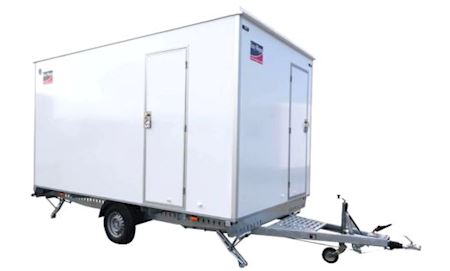TYPE 450: 6 PERSONES SPISE-/KONTORVOGN MED TOILET